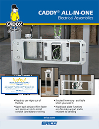 Erico-Caddy – All-In-One Electrical Assemblies