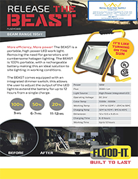 Flood-It – 50-Watt 4-Hour Flood-It "Beast" Flood Light