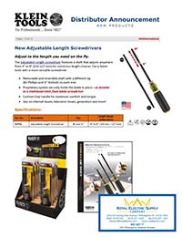 Klein Tools – Adjustable Length Screw Drivers