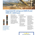 Eaton - Bussman - Expanded DC ratings on KWN-R and KWS-R 1-60A Fuses - Front Page Thumbnail
