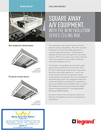 LeGrand-Wiremold – Evolution Series Ceiling Boxes