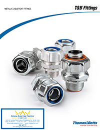 Thomas and Betts – Quick-Connect™ Liquidtight Fittings